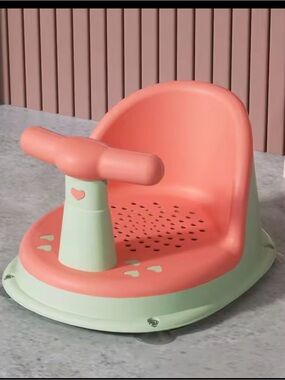 BabyBath Seat Anti-slip with Suction Cup Shower Seat for NewbornsPortable Shower